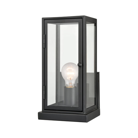 Foundation 12" 1 Light Sconce in Matte Black