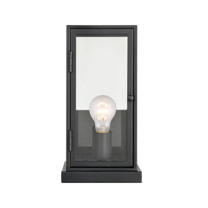 Foundation 12' 1 Light Sconce in Matte Black