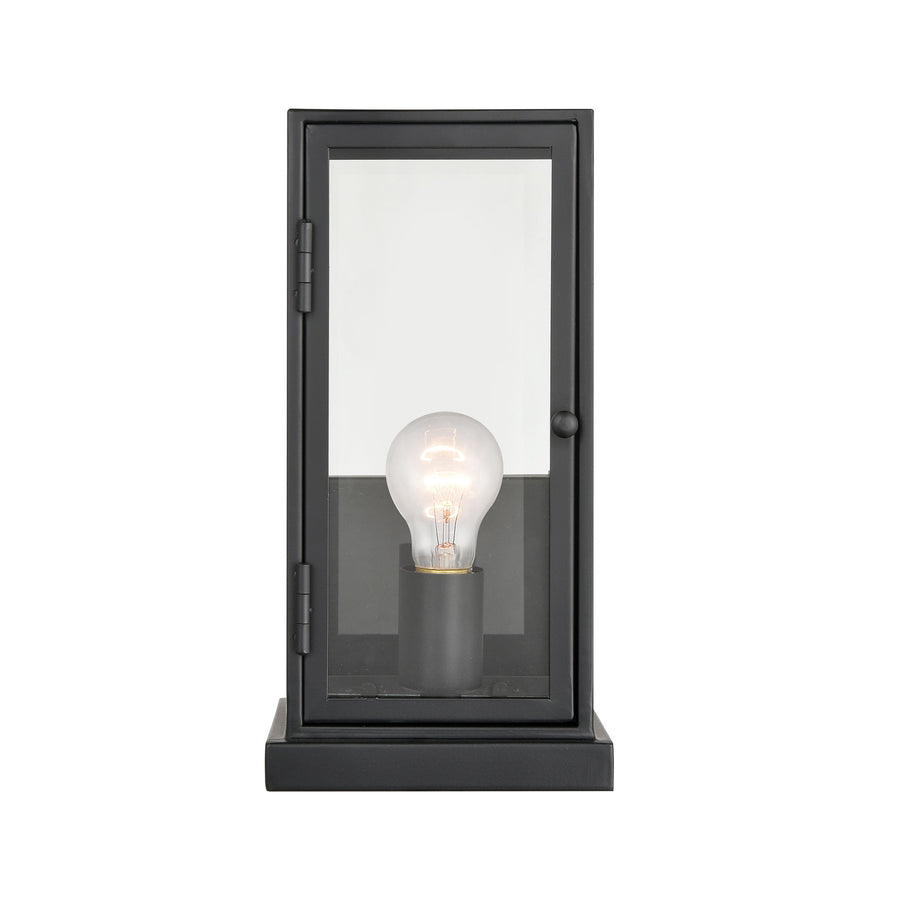 Foundation 12' 1 Light Sconce in Matte Black