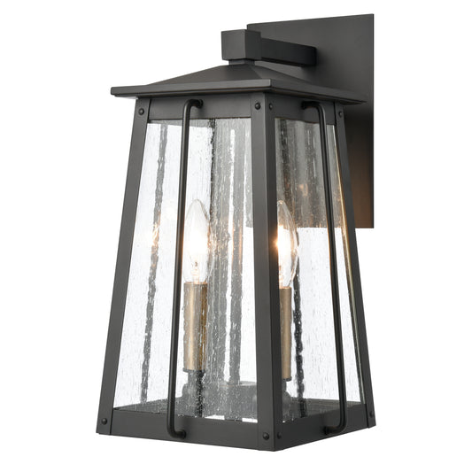 Kirkdale 15" 2 Light Sconce in Matte Black