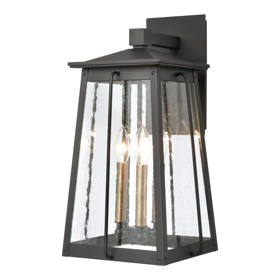 Kirkdale 11' 3 Light Sconce in Matte Black