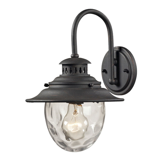 Searsport 8" 1 Light Sconce in Weathered Charcoal