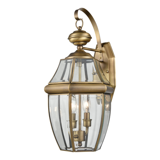 Ashford 10" 2 Light Sconce in Antique Brass