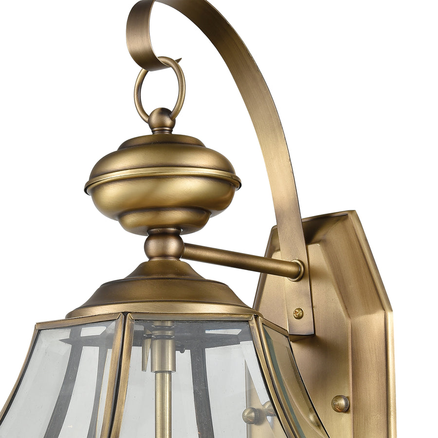 Ashford 10' 2 Light Sconce in Antique Brass