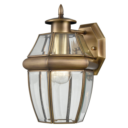 Ashford 8" 1 Light Sconce in Antique Brass