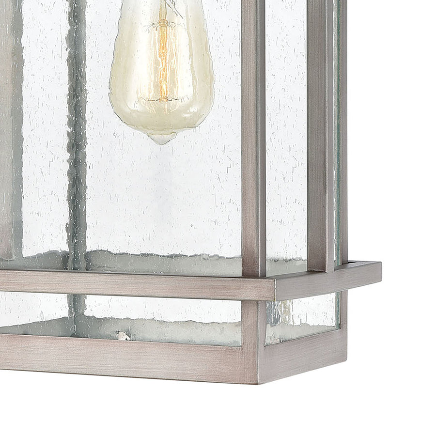 Breckenridge 8' 1 Light Sconce in Weathered Zinc