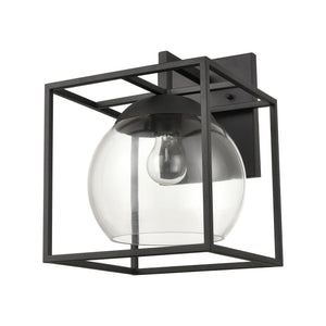 Cubed 10' 1 Light Sconce in Charcoal