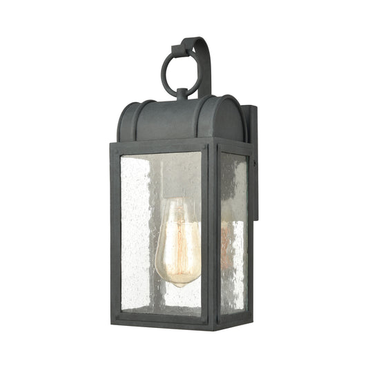 Heritage Hills 6" 1 Light Sconce in Aged Zinc