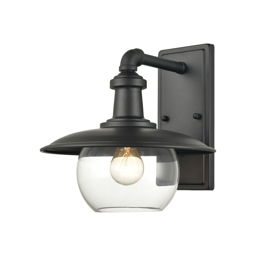 Jackson 11' 1 Light Sconce in Matte Black