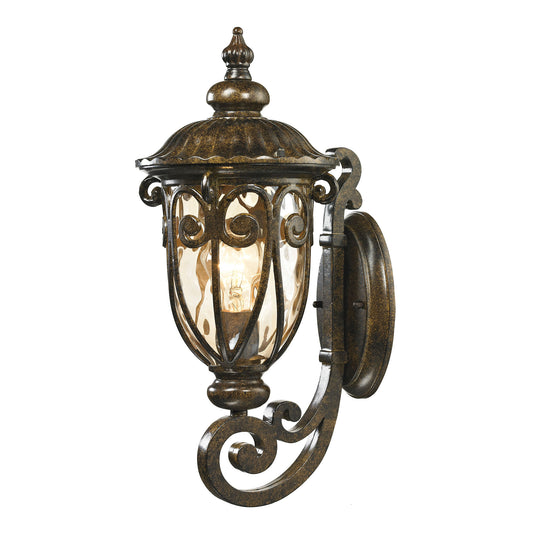 Logansport 8" 1 Light Sconce in Hazelnut Bronze