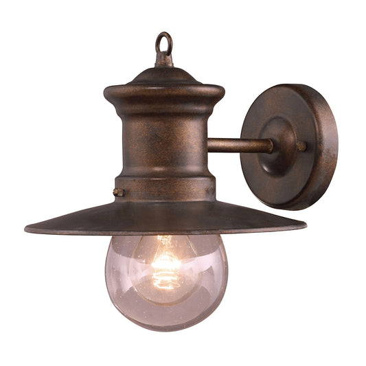 Maritime 10" 1 Light Sconce in Hazelnut Bronze