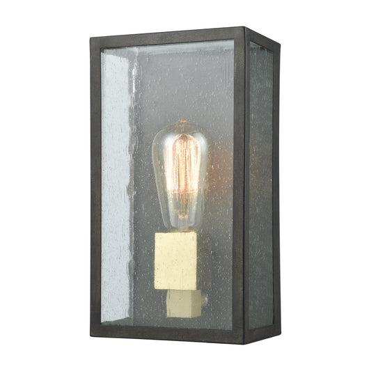 McKenzie 6" 1 Light Sconce in Blackened Bronze