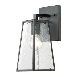 Meditterano 5" 1 Light Sconce in Matte Black