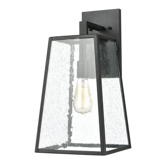 Meditterano 9" 1 Light Sconce in Matte Black