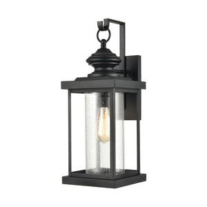 Minersville 8' 1 Light Sconce in Matte Black