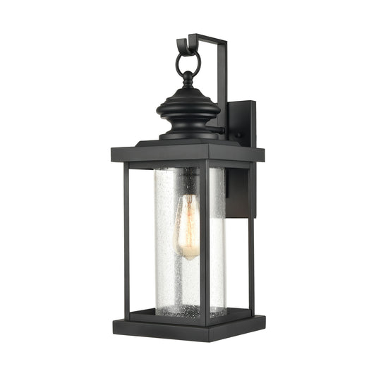 Minersville 8" 1 Light Sconce in Matte Black