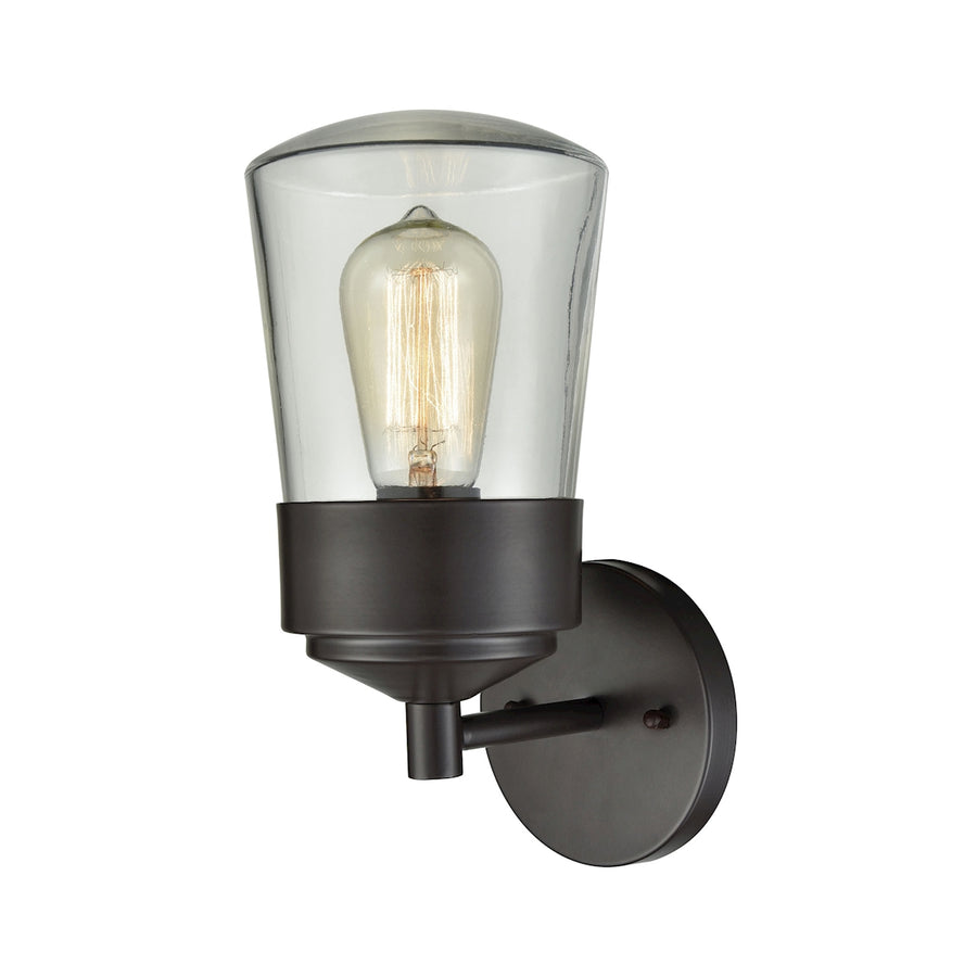 Mullen Gate 5' 1 Light Sconce in Oil Rubbed Bronze