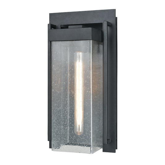 Overton 9" 1 Light Sconce in Matte Black