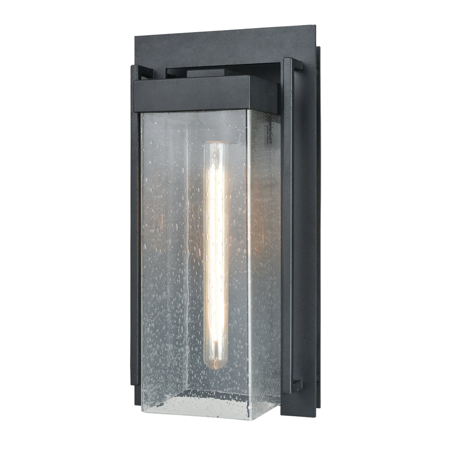 Overton 9' 1 Light Sconce in Matte Black