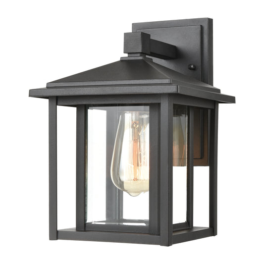 Solitude 11" 1 Light Sconce in Matte Black