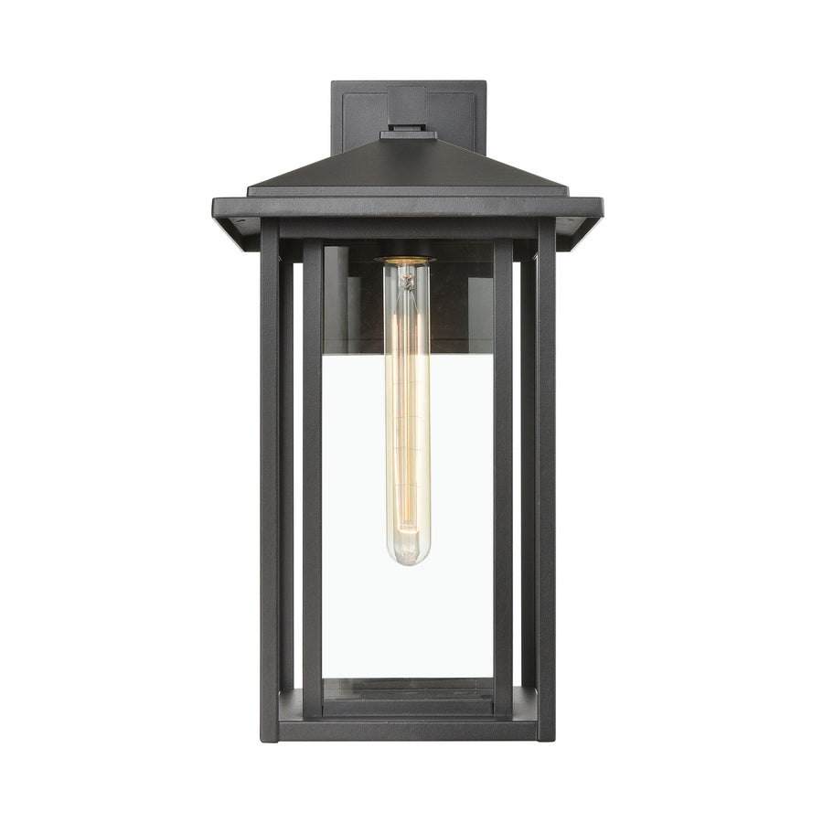 Solitude 9' 1 Light Sconce in Matte Black