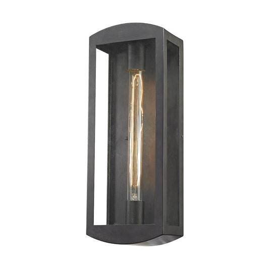 Trenton 6" 1 Light Sconce in Blackened Bronze