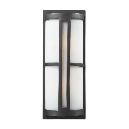 Trevor 9" 2 Light Sconce in Graphite