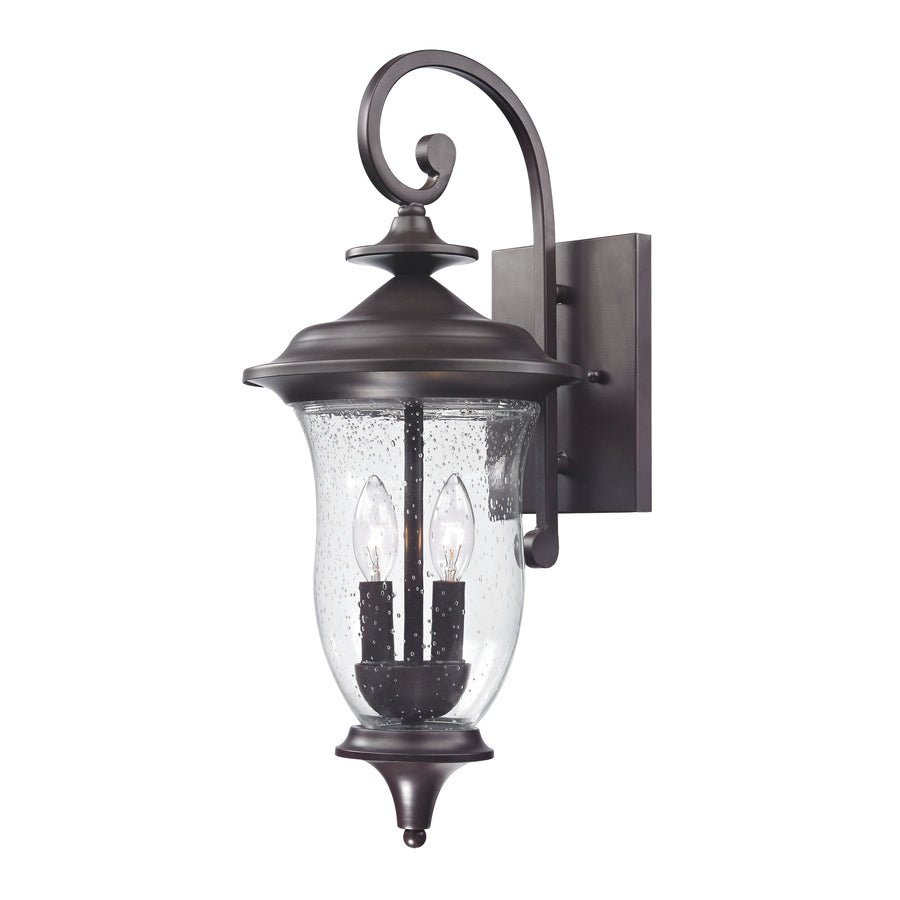 Trinity 9' 2 Light Sconce in Oil Rubbed Bronze