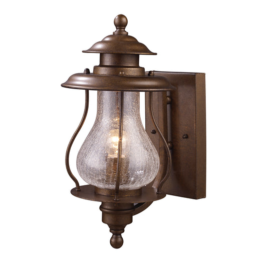 Wikshire 7" 1 Light Sconce in Coffee Bronze