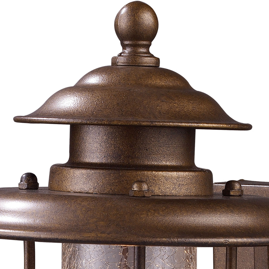 Wikshire 7' 1 Light Sconce in Coffee Bronze