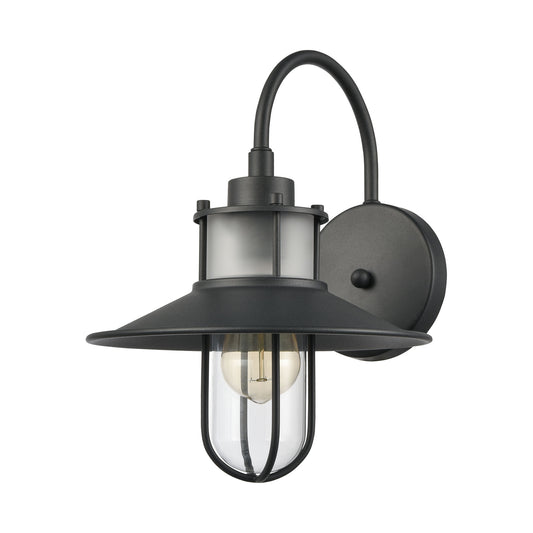 Coastal Farm 10" 1 Light Sconce in Charcoal