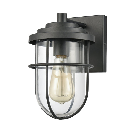 Coastal Farm 11" 1 Light Sconce in Charcoal