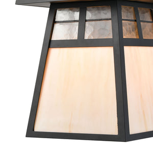 Cottage 9' 1 Light Sconce in Matte Black