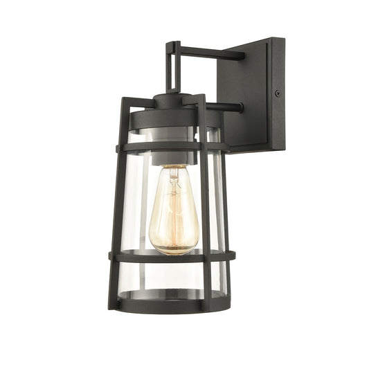 Crofton 7" 1 Light Sconce in Charcoal