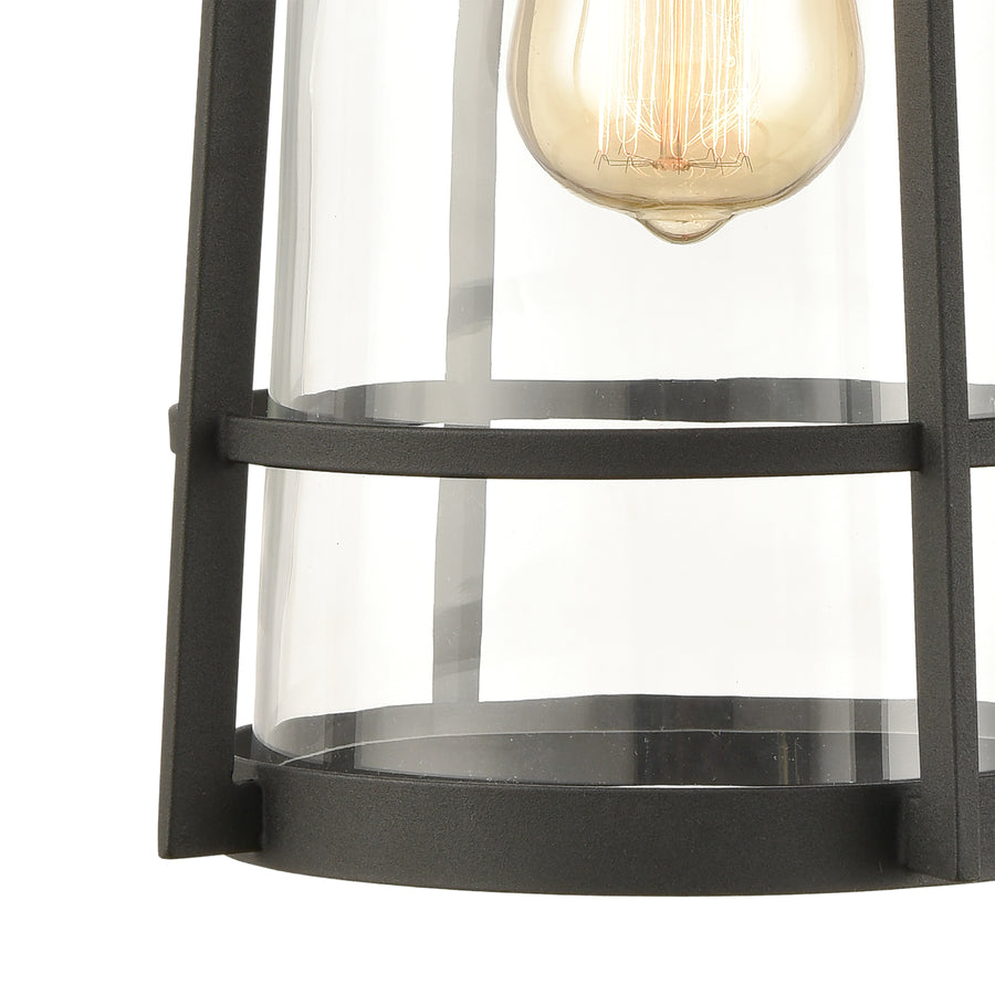 Crofton 8' 1 Light Sconce in Charcoal