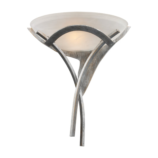 Aurora 18" 1 Light Sconce in Tarnished Silver