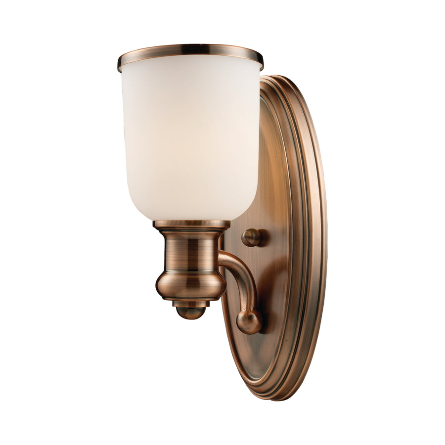 Brooksdale 13' 1 Light Sconce in Antique Copper