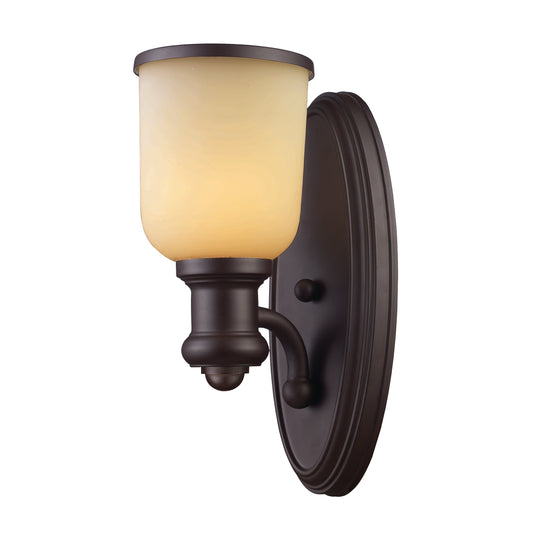 Brooksdale 13" 1 Light Sconce in Oiled Bronze