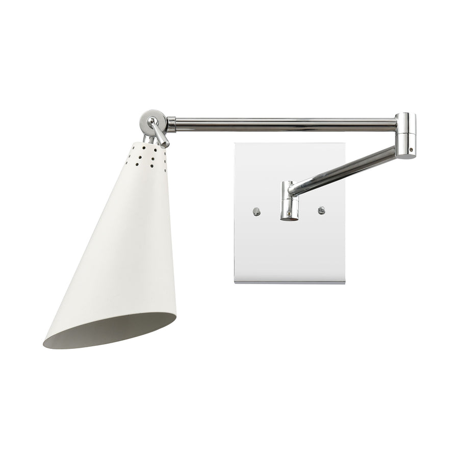 Calder 9' 1 Light Sconce in Polished Chrome