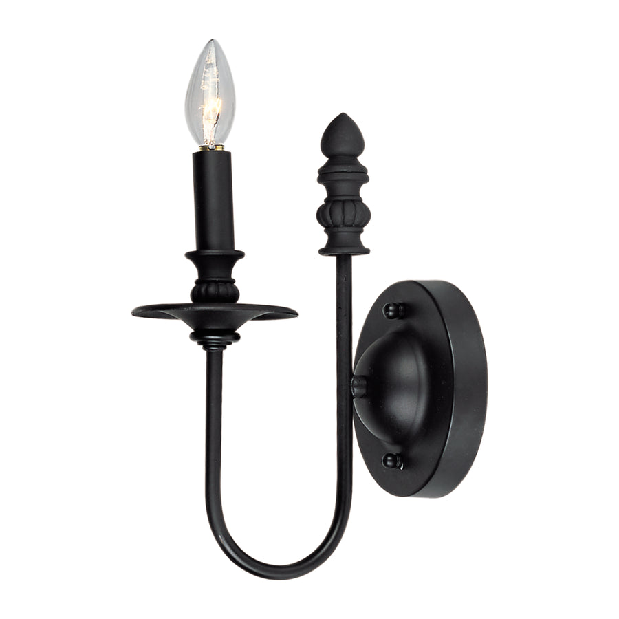 Hartford 10' 1 Light Sconce in Oil Rubbed Bronze