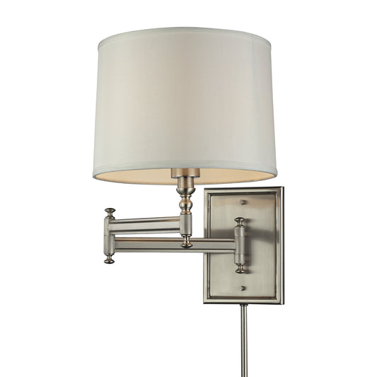 Swingarms 16" 1 Light Sconce in Brushed Nickel