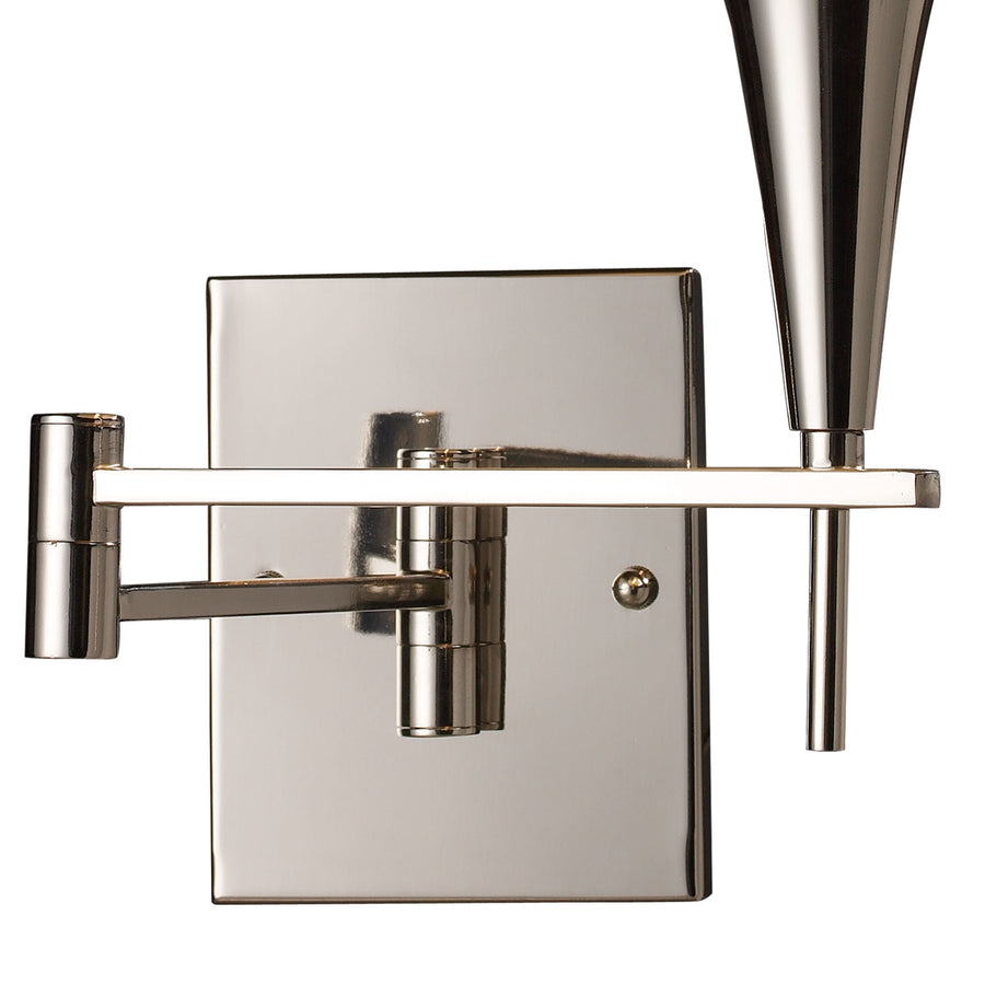 Swingarms 16' 1 Light Sconce in Polished Chrome