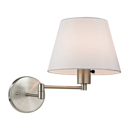 Avenal 12" 1 Light Sconce in Brushed Nickel