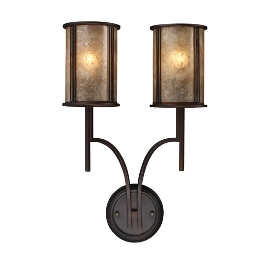 Barringer 22" 2 Light Sconce in Aged Bronze