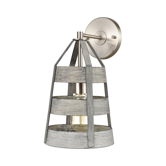 Brigantine 14" 1 Light Sconce in Weathered Driftwood