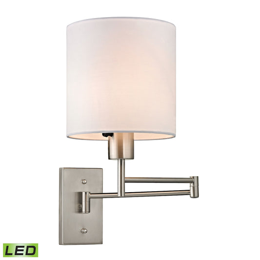 Carson 13" 1 Light LED Sconce in Brushed Nickel