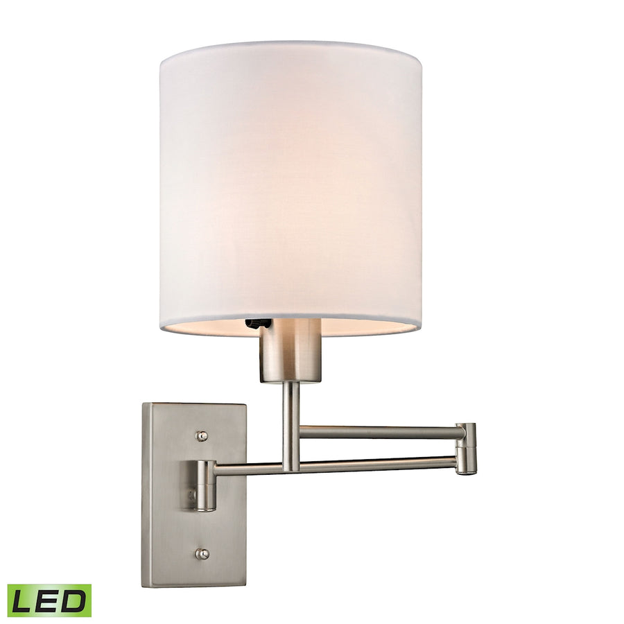 Carson 13' 1 Light LED Sconce in Brushed Nickel