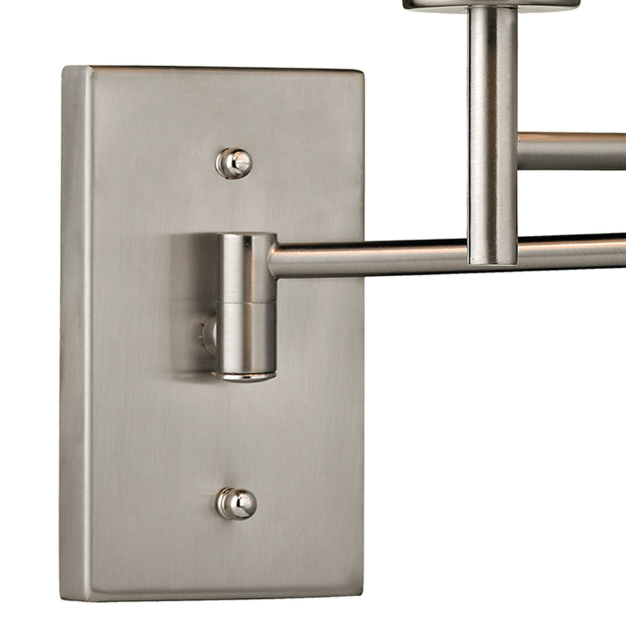 Carson 13' 1 Light Sconce in Brushed Nickel