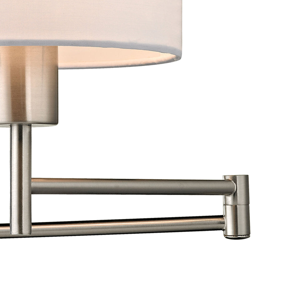 Carson 13' 1 Light Sconce in Brushed Nickel