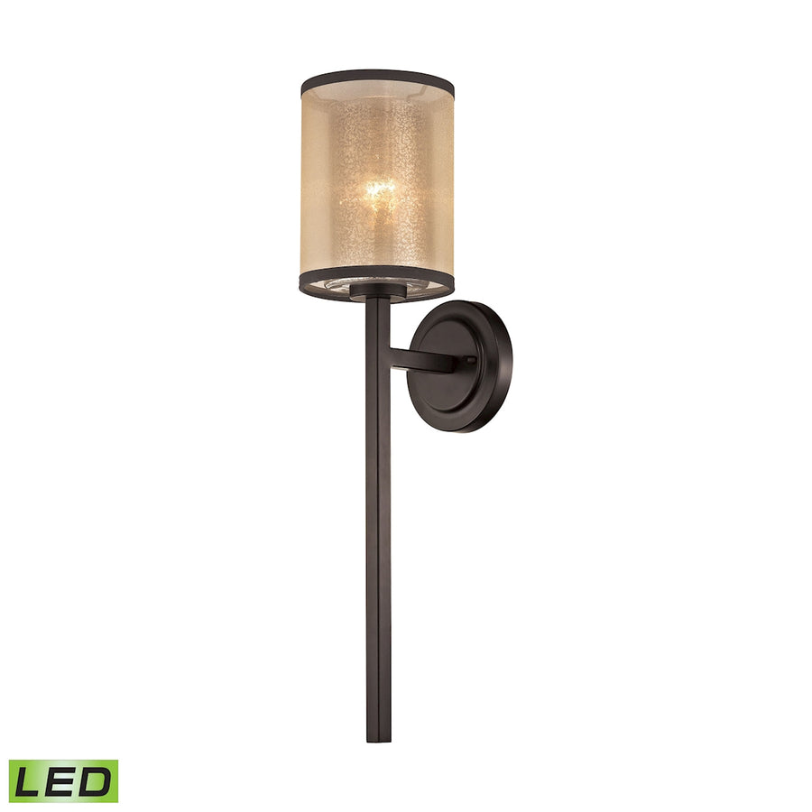 Diffusion 24' 1 Light LED Sconce in Oil Rubbed Bronze
